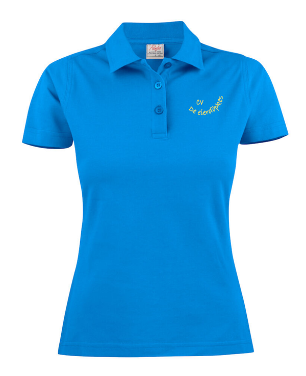CVE Polo vrouwen 2265014 geborduurd met borstlogo en ruglogo
