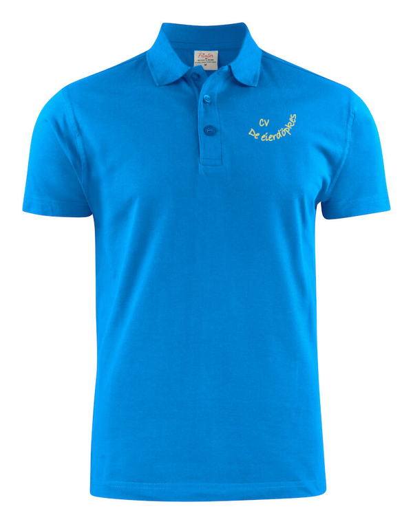 CVE Polo mannen 2265019 geborduurd met borstlogo en ruglogo