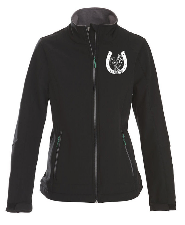 CEQ-002 Jas vrouwen 2261045 bedrukt met borstlogo en ruglogo