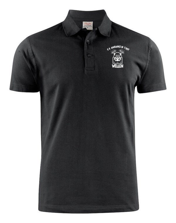 CVAM001 - JHK 2265016 - Polo heren bedrukt met rug- en borstlogo