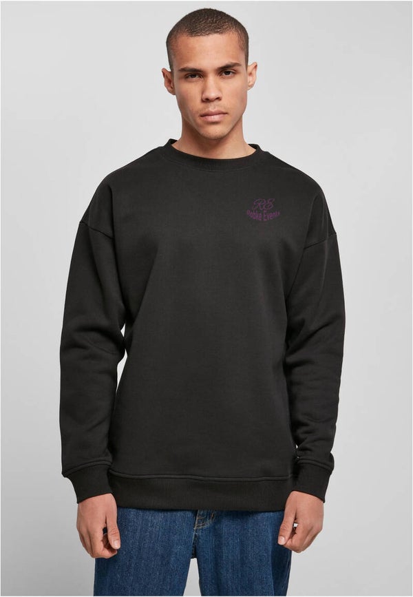 RE008 - BY075 - Sweater geborduurd met borst- en ruglogo