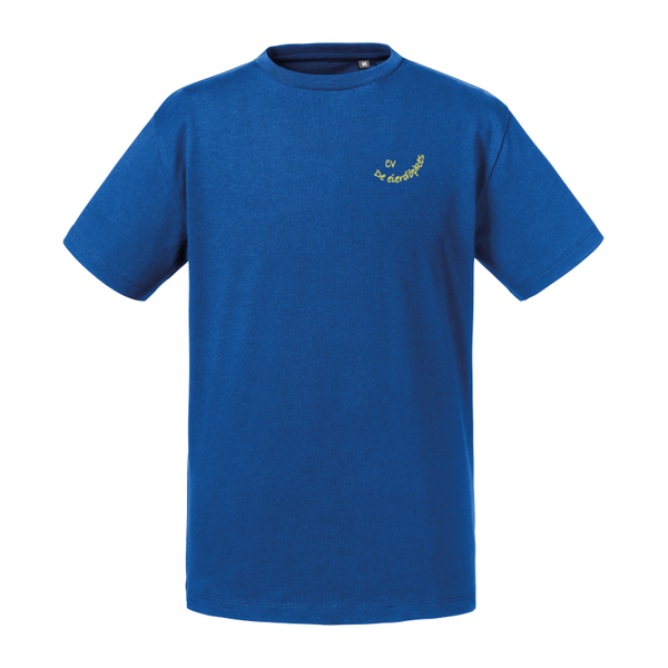 CVE T-shirt kids Z108K bedrukt met borstlogo en ruglogo