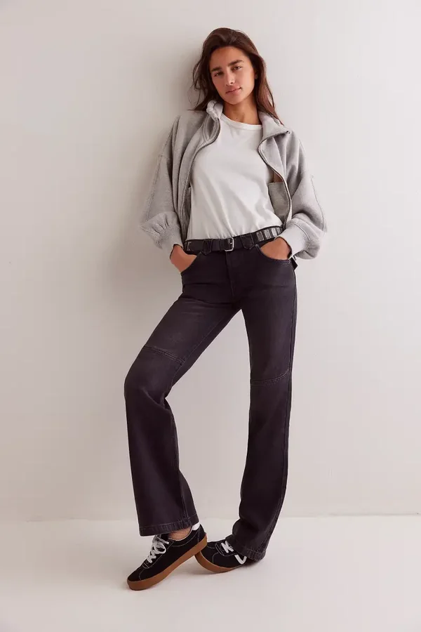 Free People Flora Low-Rise Bootcut Jeans Small
