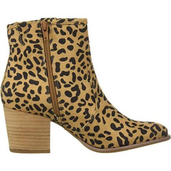 Carlos by Carlos Santana Women's Rowan Ankle Boot, Leopard, 8 1/2  US