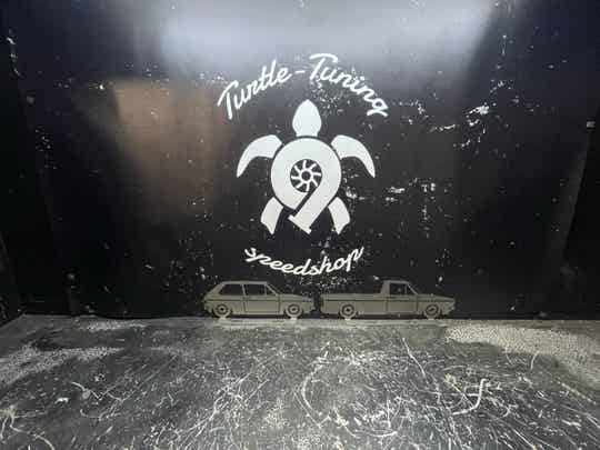 VW MK1 Wandkunst aus Cortenstahl