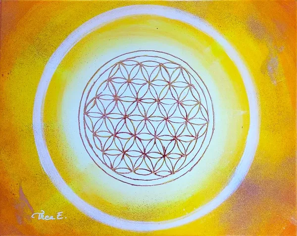 Blume des Lebens Sonne