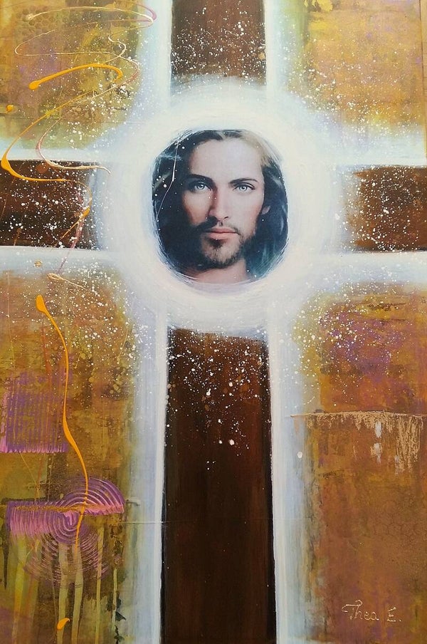 Wer ist JESUS für dich? (Kunstdruck braun)