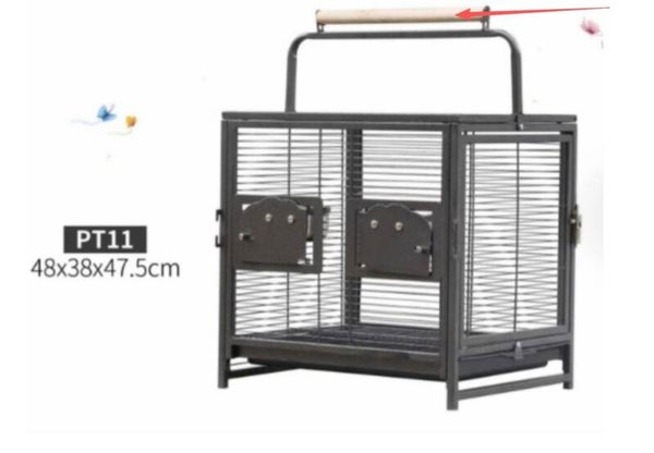 TRANSPORT KOOI    48 X 38  X47.5   ZWART