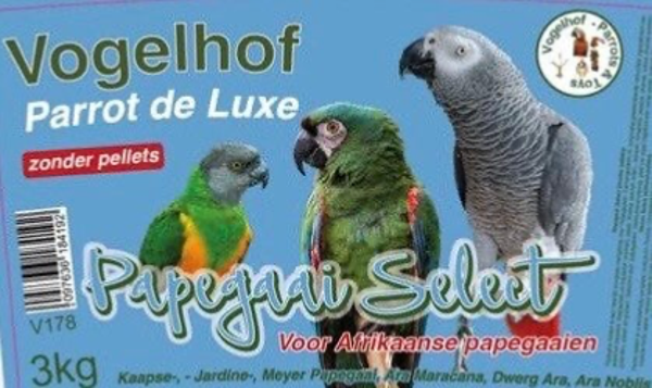 V178 PAPEGAAI SELECT zonder/sans/without pellets - 3 kg - 2
