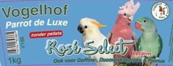 V188  ROSE SELECT zonder/sans/without pellets  1kg  -2
