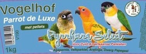 V190  PYRRHURA SELECT met/avec/with pellets - 1 kg - 2
