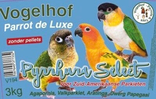 V194  PYRRHURA SELECT zonder/sans/without pellets - 3 kg - 2