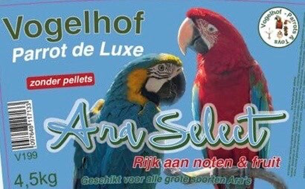 V199  ARA SELECT zonder/sans/without pellets - 4.5 kg - 2