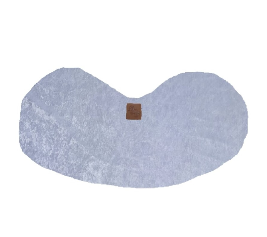 Spuigdoekje schouder velours lila