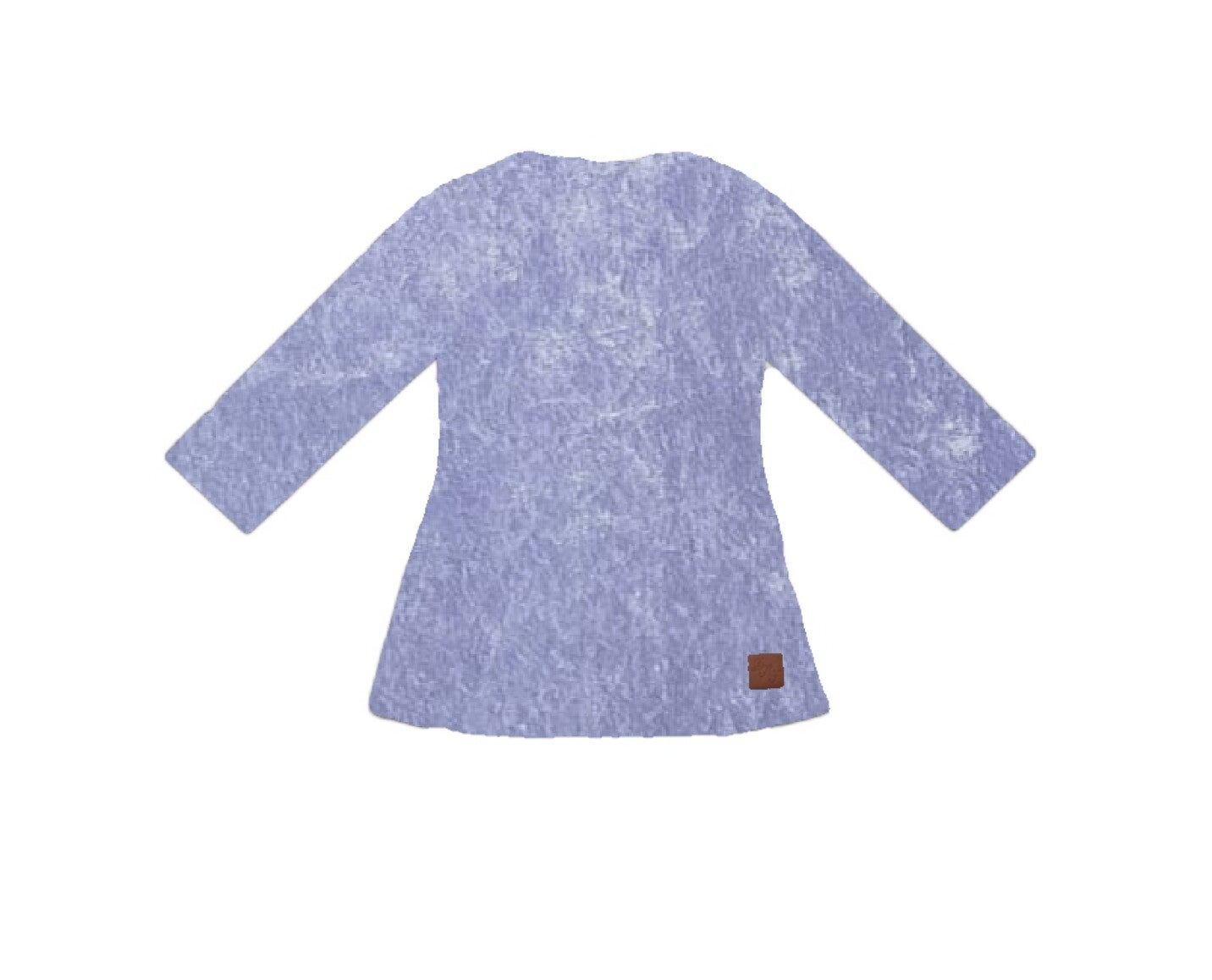 A-line jurk velours lila