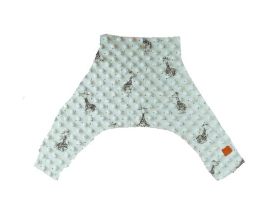 Spreidbroek minky giraf mint groen