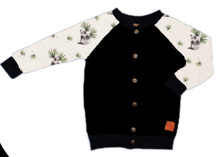 Vest Zwart met Panda