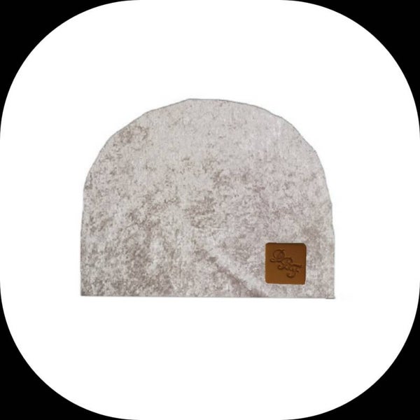Muts velours taupe