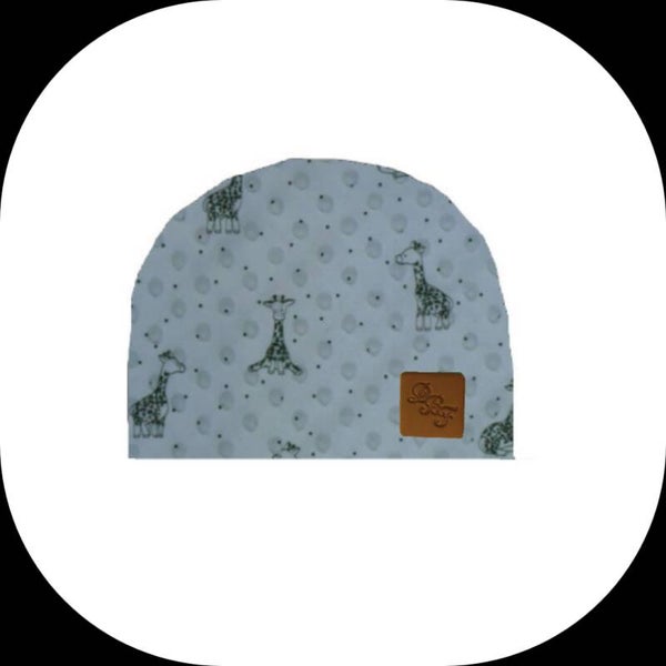 Muts giraf mint groen