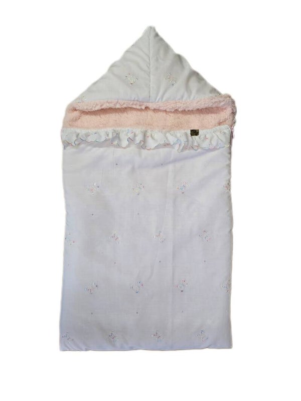 Wagenzak broderie beertjes gekleurd