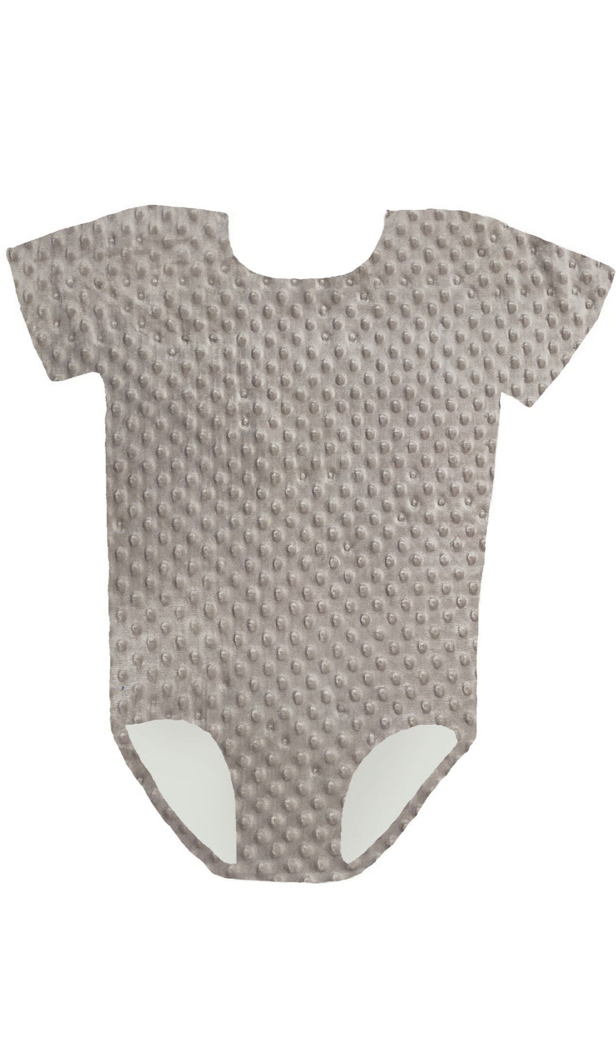 Bodystocking minky zand korte mouw