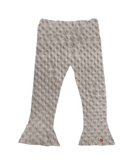 Flared broek minky zand