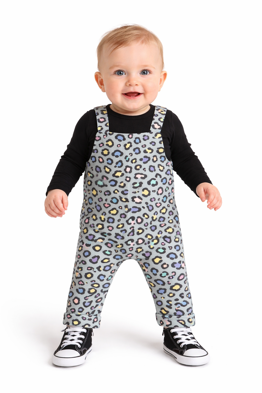 Salopet panter groen gekleurd