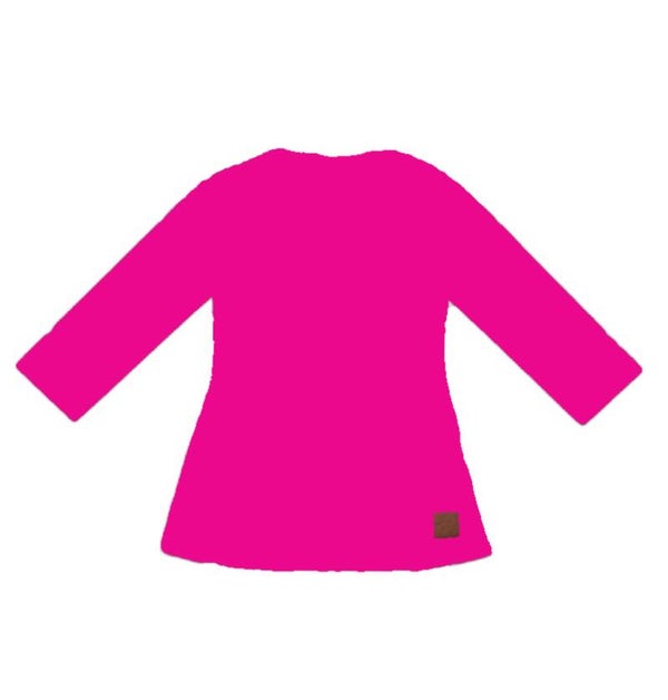 A-line jurk fuchsia