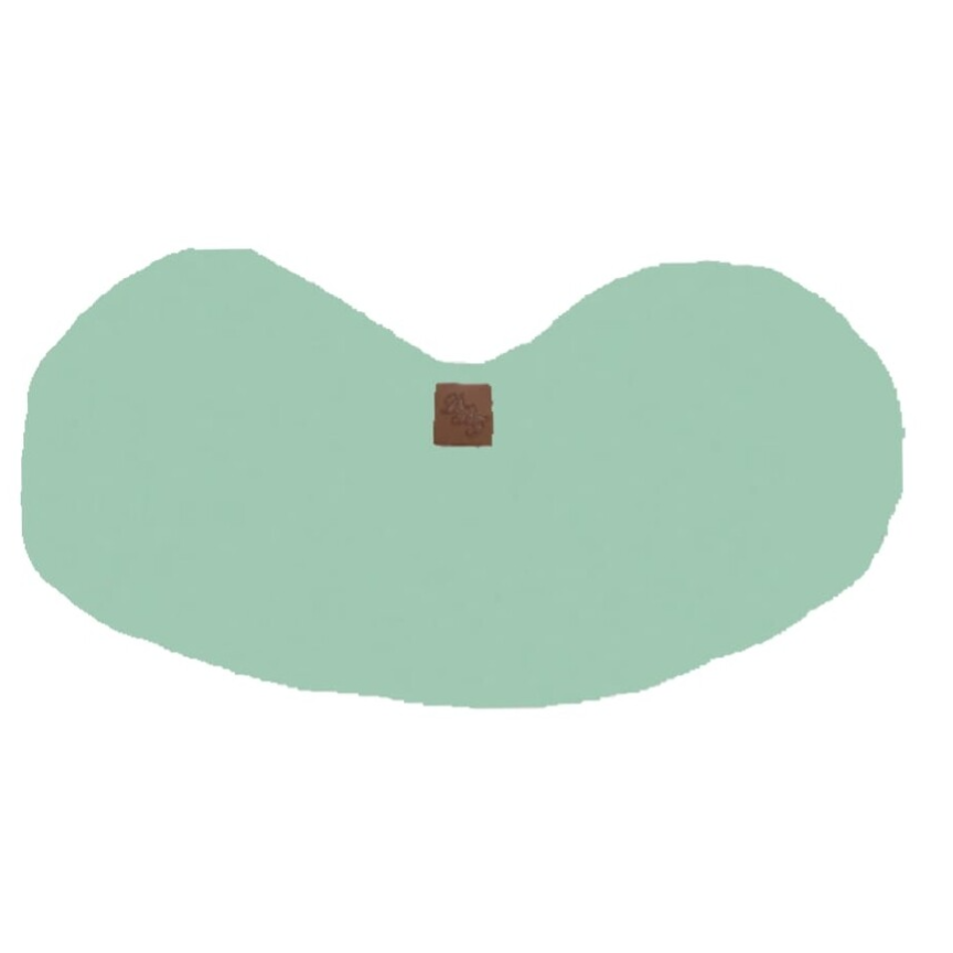 Spuigdoekje schouder oud mint groen