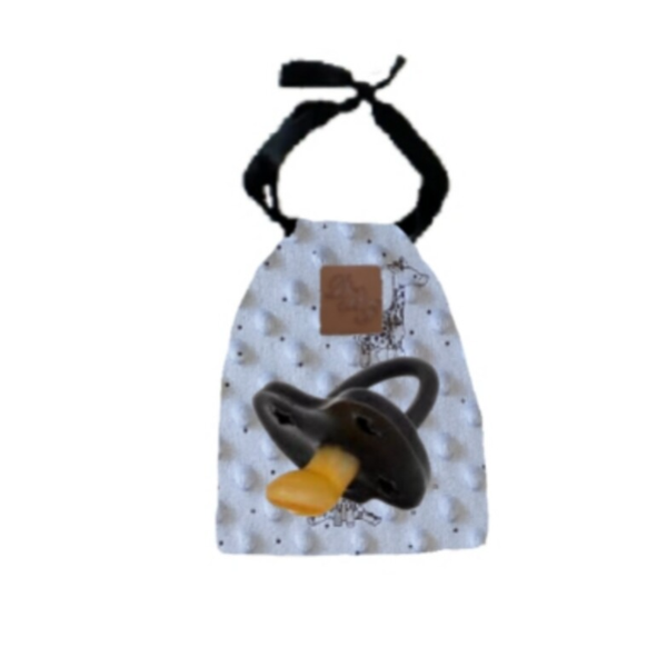 Speenzakje minky blauw giraf