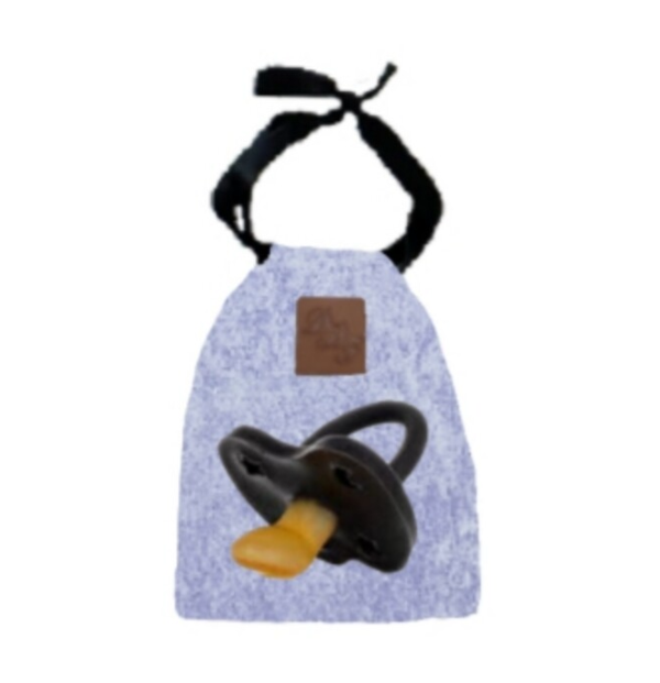 Speenzakje velours lila