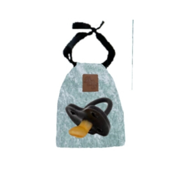 Speenzakje velours mint groen