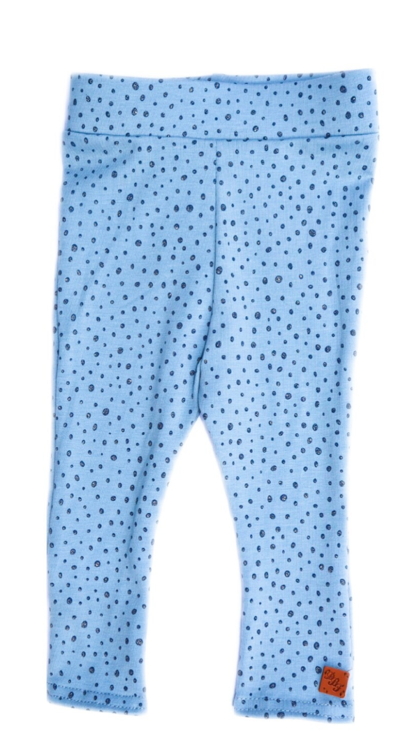Legging Dot Glitter Blauw