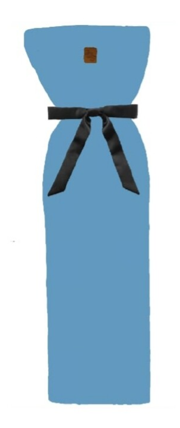 Kruikenzak jeans blauw