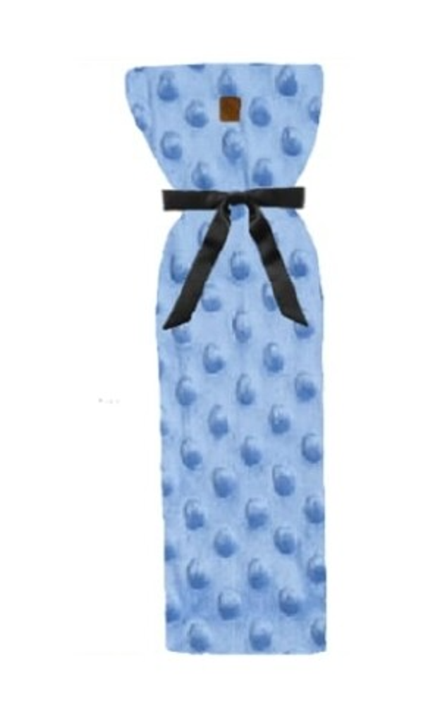 Kruikenzak minky blauw