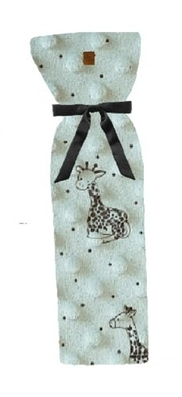 Kruikenzak minky giraf mint groen