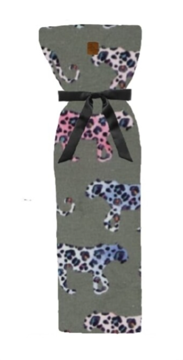 Kruikenzak panters grijs