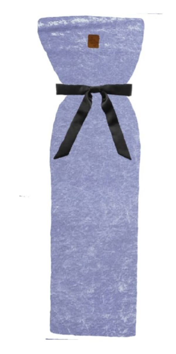 Kruikenzak velours lila