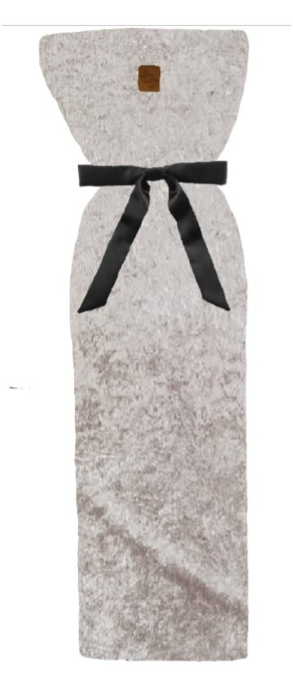 Kruikenzak velours zand