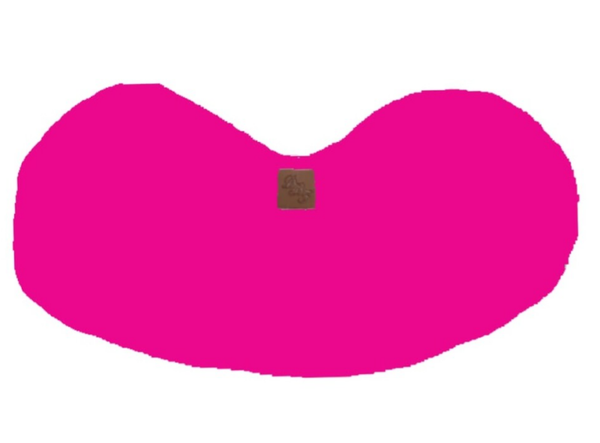 Spuigdoekje schouder fuchsia