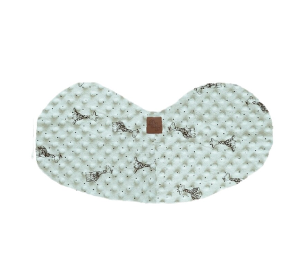 Spuigdoekje schouder minky giraf mint groen