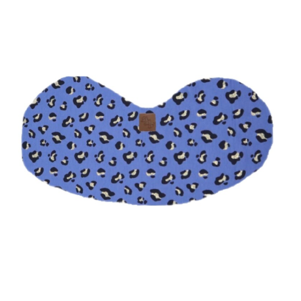 Spuigdoekje schouder panter blauw