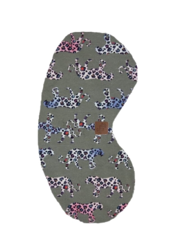 Spuigdoekje schouder panters grijs