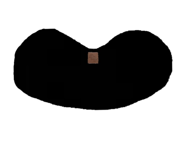 Spuigdoekje schouder zwart