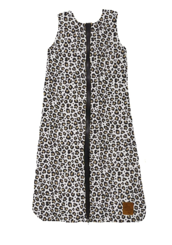 Slaapzak hydrofiel panter wit