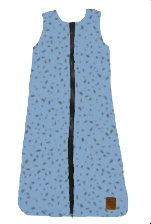 Slaapzak spikkel blauw
