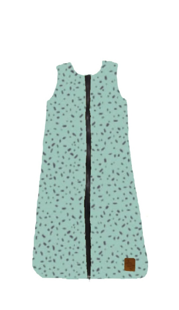 Slaapzak spikkel groen