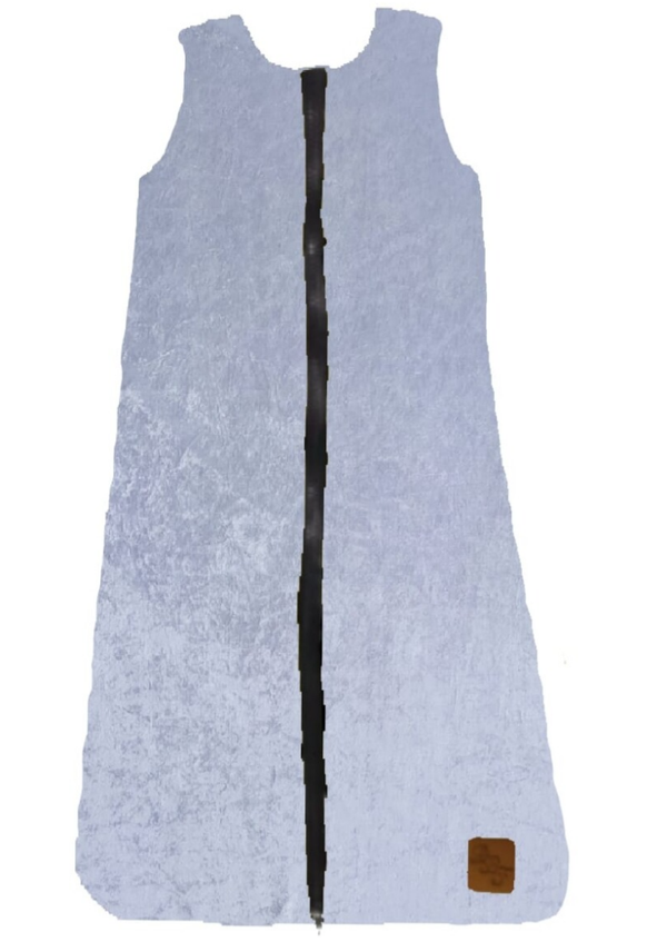 Slaapzak velours wit