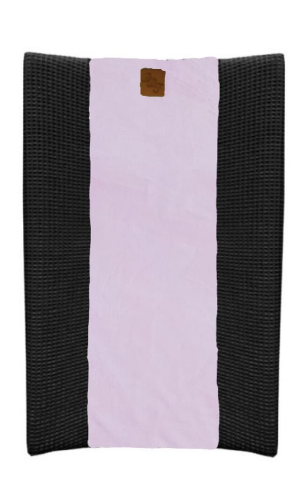 Aankleedkussenhoes velours roze