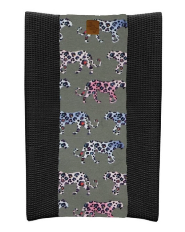 Aankleedkussenhoes panters grijs